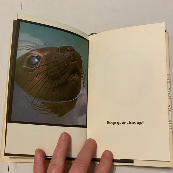 Thinking Of You Gift Book Alice Joyce Davidson 1975 Gibson Greeting Cards Monkey - Picture 8 of 10